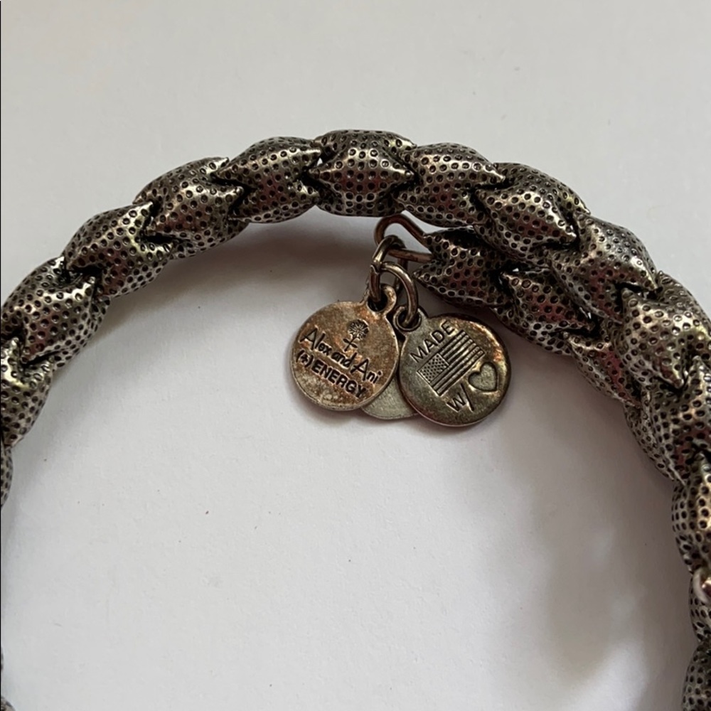 Alex & Ani Silver Vintage Wrap Bracelet - Picture 7 of 13